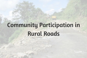 Improving road connectivity in rural India